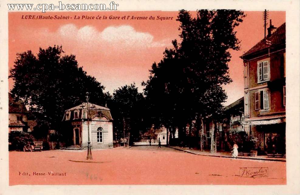 LURE (Haute-Saône) - La Place de la Gare et l Avenue du Square